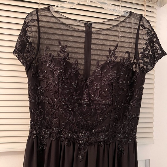 Black Formal Morilee Wedding Guest / MOB Dress - Picture 2 of 7